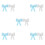 10Stk Auto Bowknot Wasserdichter Bunter Stil 4