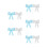 10Stk Auto Bowknot Wasserdichter Bunter Stil 5