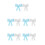 10Stk Auto Bowknot Wasserdichter Bunter Stil 6