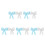 10Stk Auto Bowknot Wasserdichter Bunter Stil 7