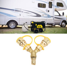 Adaptador en Y de conexión rápida para RV 1/2in cobre