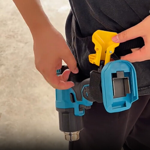 Tool Belt Electric Tool Holder Quick Releases Safety-Yellow 1