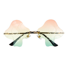 3Paare Rahmenlose Mushroom Sonnenbrillen Kreatives Design