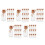 5Sets Mini Glasflaschen Mit Kork, Transparent, Für Und DIY 7