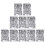 30Sheets Assorted Color PVC Number Letter Stickers Removable Adhesive 1