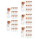 5Sets Mini Glasflaschen Mit Kork, Transparent, Für Und DIY 10