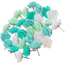 150Stk Grüne Pinnnadeln Blumenform Mehrzweck Reusable Pins Zuhause
