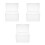 3Pcs Transparent Cd Sleeves Storage Boxes PP Disc Holder 5