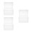 3Pcs Transparent Cd Sleeves Storage Boxes PP Disc Holder 6