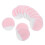 24Stk Bambusfaser Gesichtspads Wiederverwendbar Makeup Rosa 1