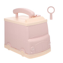 3Stk Rosa Auto Für Kinder Robust Und Figuren