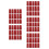 1000Pcs Red Heat Shrink Covers Plastic Seal Caps 3