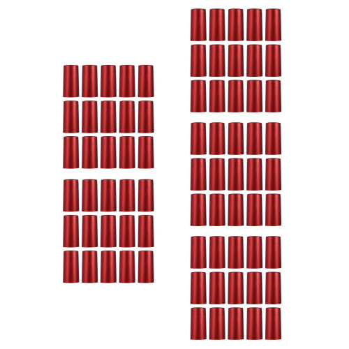 1000Pcs Red Heat Shrink Covers Plastic Seal Caps 2