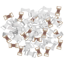 250Ensembles Clips De Bandage En Aluminium Réutilisables Multicolores