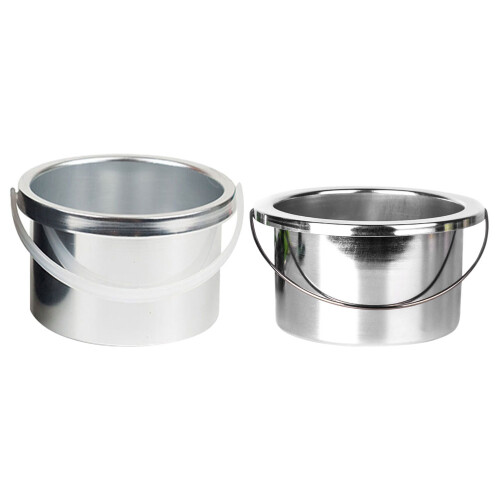 8Pièces Contenants Métal Silicone Pour Chauffe-Cire Usage Pro