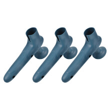 12Pièces Cache-Poignées Silicone Bleu Pour Portes Intérieures