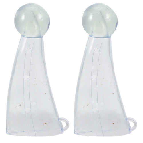5Paires Protections Cornes Bœuf Silicone Transparent Durable