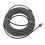 Mini câble Ethernet 49ft/15m, étanche, gris 15