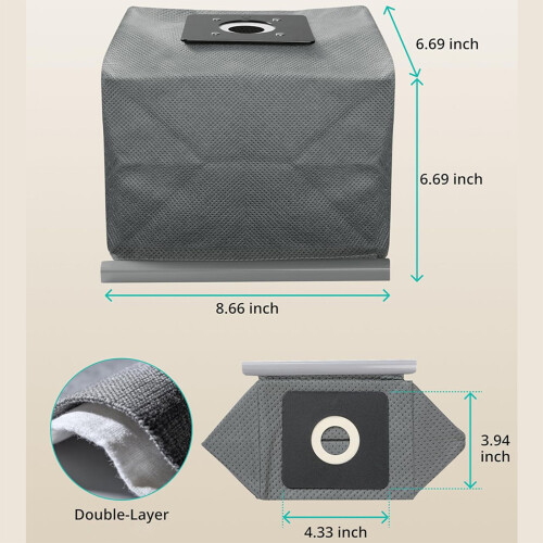 Sac à poussière de remplacement universel, 5l, adapté à divers 2