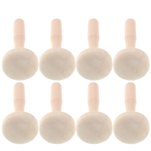 40Pièces Rouleaux Impression Bois Outils Sculpture Thème Champignon