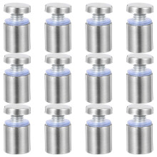 12St Zilveren Glas Montage Hardware Standoff Schroeven Duurzaam Huis