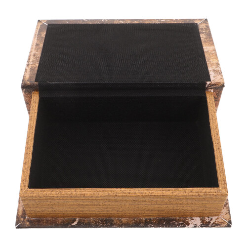1Coffre De Rangement Secret Bois Effet Décoratif Rétro