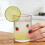 14 Ounces Transparents Juice Cup with Embossed Designs for-2 5