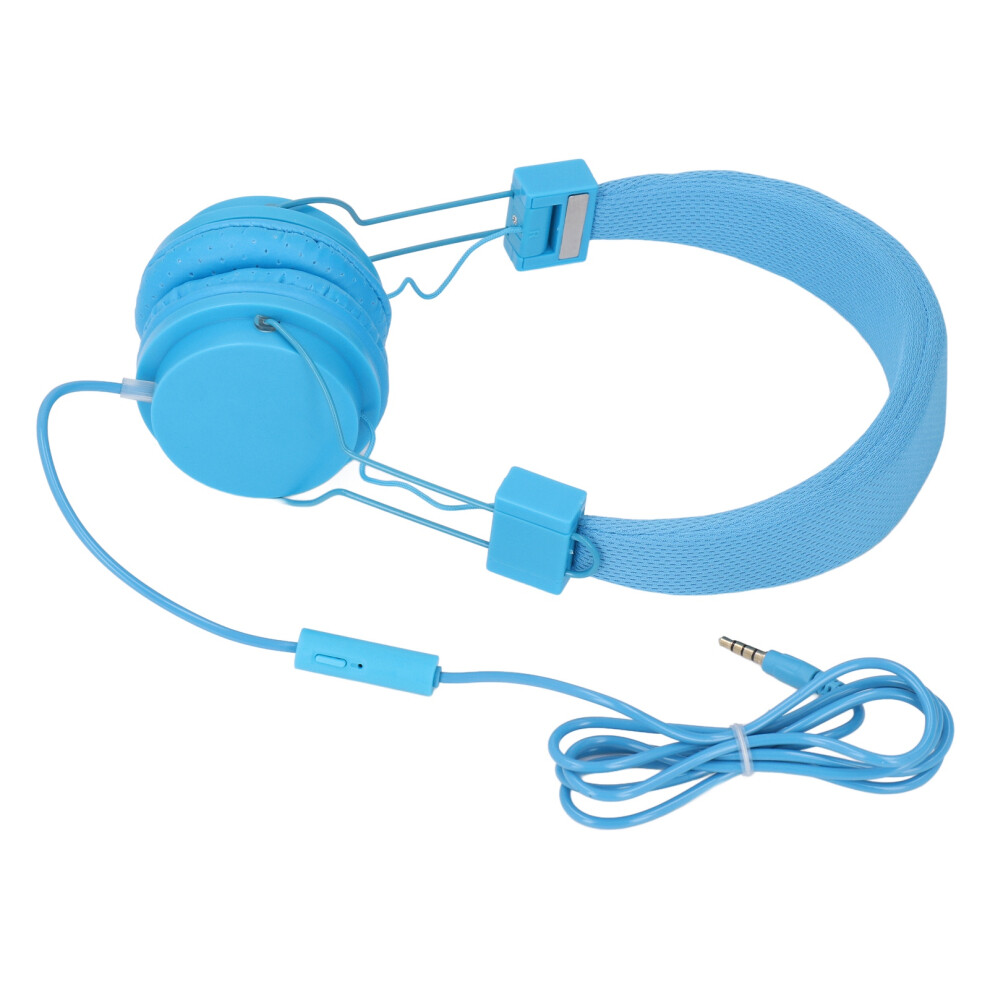 Wired Stereo Headset With Mic, 3.5Mm, Adjustable, Blue 4641385458046