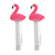 10St ABS Zwembadthermometer Flamingo Drijvend Multi Water Temperatuur