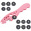 1Set Compact Pink Plastic Ampoule Bottle Opener Tool for Easy Opening 1