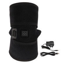Comfortable Heating Knee Wrap For Arthritis And Joint Pain Rechargeable Battery Powered Vibration Massage Ergonomic Design Portable Wrap Easy To Use