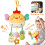 Polyester Chick Pull String Baby Teething Toy,Enhances Color Recognition,Hand-Eye Coordination,Motor Skill,Birthday Gift 2