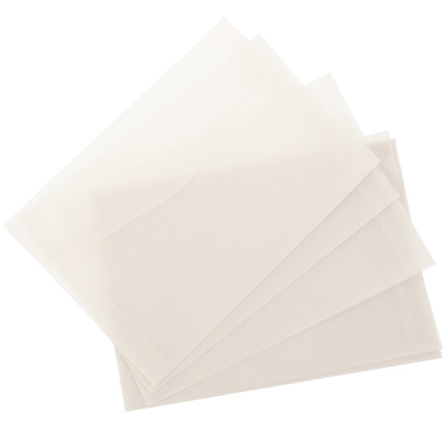 250Pièces Enveloppes Délicates Blanches Pour Lettres Et Invitations