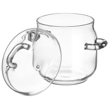 4Pièces Casserole En Verre Transparent Pour Soupe Cuisson Maison