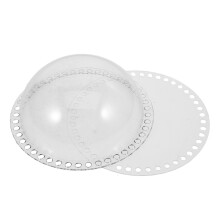 5Ensembles Coque Demi-Sphérique Transparente Pour Sacs DIY