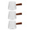 9Pièces Mini Verre Transparent Manche Bois Pour Espresso 1