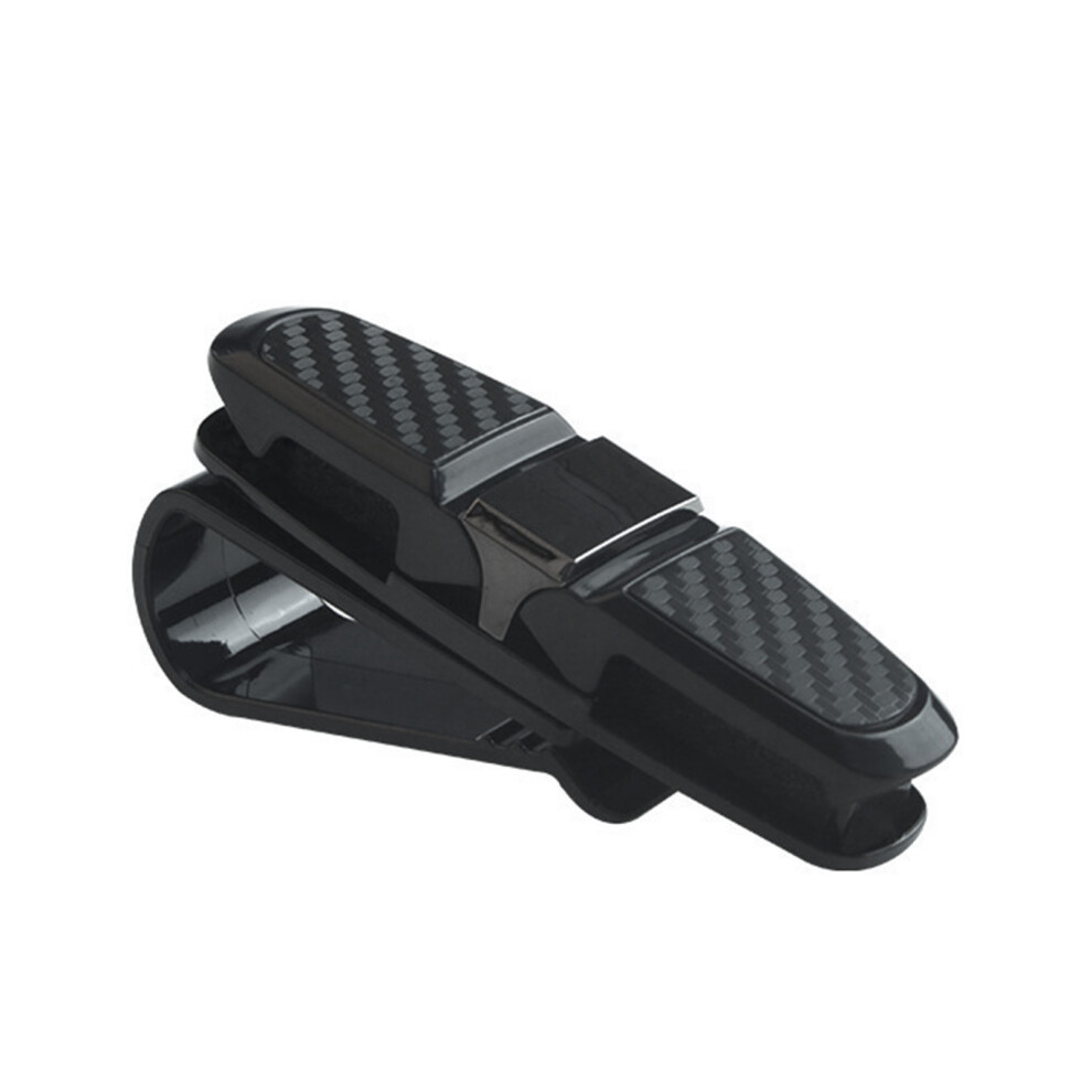 Secure Glasses Clip For Sun Visor Rotatable Eyewear Holder For Car & Travel Black 8741385460493