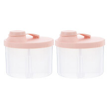 2Pièces Boîte De Stockage PP Transparent Pour Poudre De Lait Bébé