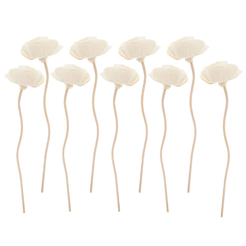 63Pièces Bâtons Diffuseurs Parfumés En Bois Rotin Pour Ambiance