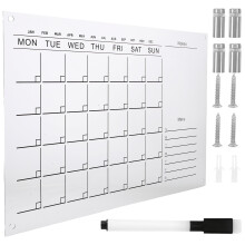 4Ensembles Semainier Mural Transparent En Et