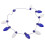 4Pièces Colliers Décoratifs LED Bleus Hanoukka Ampoule Pour 1