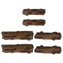 18Pièces Souche Miniature Résine Café Décor Naturel Pour DIY