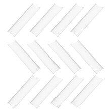5Pièces Faux Ongles Coffin Transparente Extensions -Pose