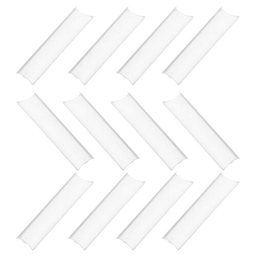 5Pièces Faux Ongles Coffin Transparente Extensions -Pose