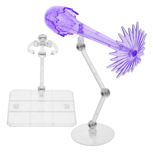 10Pièces Base Plastique Violet Pour Figurines Action Réglable