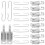 5Ensembles Clips Espacers Chauffants Durables En Aluminium Argenté 1