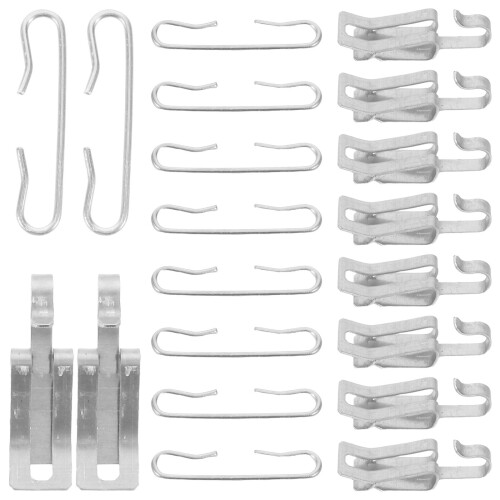 5Ensembles Clips Espacers Chauffants Durables En Aluminium Argenté