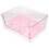 Bac À Litière Chat Semi-Ouvert Rose Matériau Durable 1