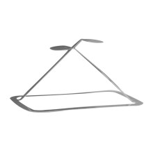 5Pièces Support À Ressort Pour Boîte À Serviettes En Acier Argenté