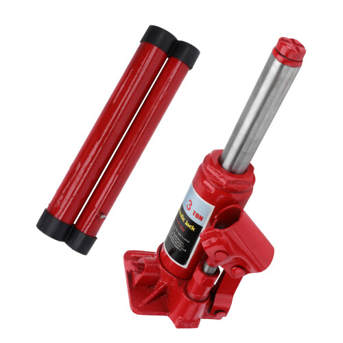2Pièces Outils Cric Rouges Acier Pour Changement